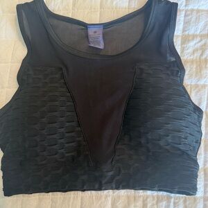Echelon Sports Bra. Mesh Panel Front Size Medium